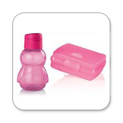 Ens bout et garde-sandwich rose